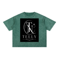 Mineral Wash Boxy Cotton T-Shirt