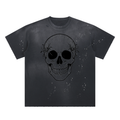Hand-Frayed Sunfade Paint Splatter T-Shirt